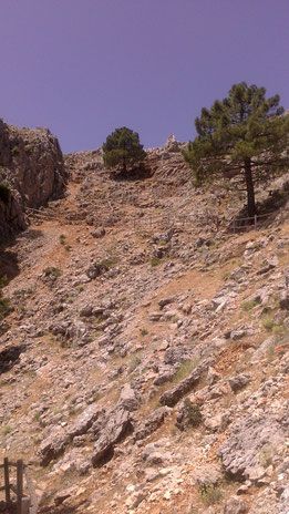 Baranda de Ascensión al Cambrón en la Sierra de Segura