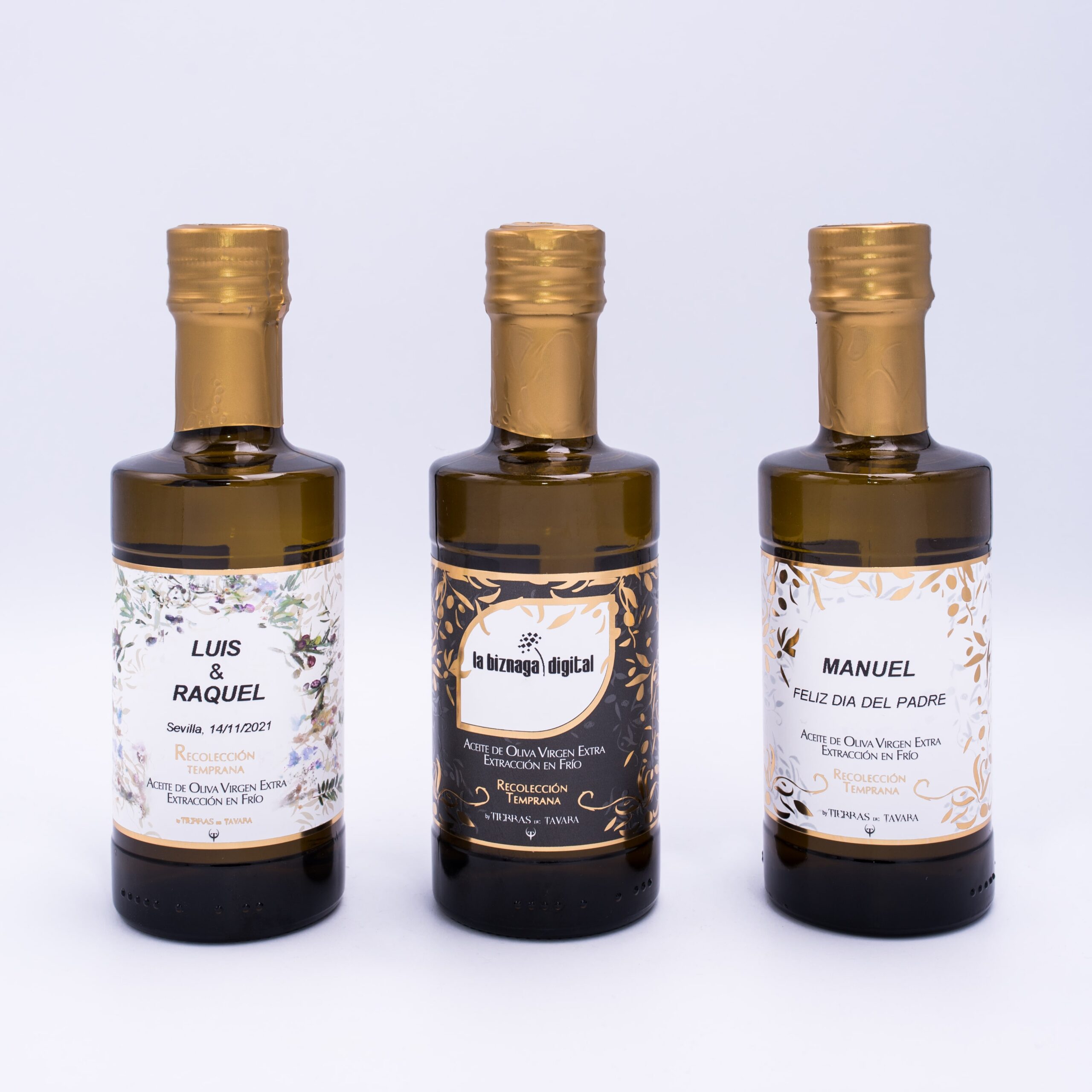 Estuche Selección de 3 botellas de Cristal 250ml - Tienda Online Aceite  Oliva Virgen