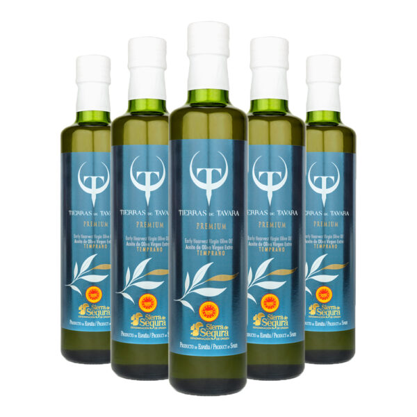 ¡Pack Oferta! Aceite de Oliva Virgen Extra  Envío Gratis - Tierras de Tavara Premium  6 Botellas - Aceite Variedad Picual