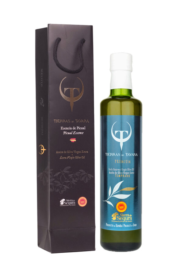 Estuche Aceite de Oliva Virgen Extra Tierras de Tavara Premium 500 ml