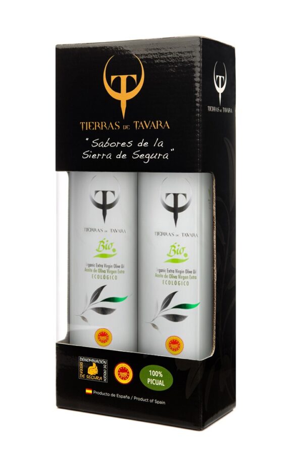 Estuche Aceite de Oliva Virgen Extra Ecológico (2 x 500 ml)