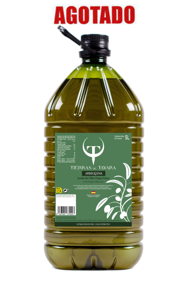 Aceite de Oliva Virgen Extra Variedad Arbequina - AOVE 5L
