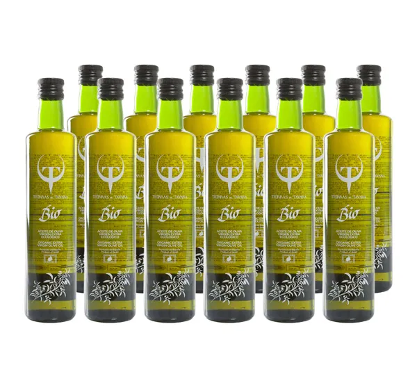 ¡Pack Oferta! Aceite de Oliva Virgen Extra BIO Tierras de Tavara  15 Botellas – AOVE Variedad Picual – Envío Gratis