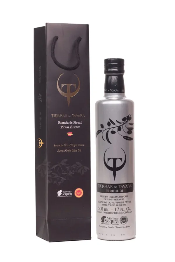 Estuche Aceite de Oliva Virgen Extra Tierras de Tavara Premium 500 ml