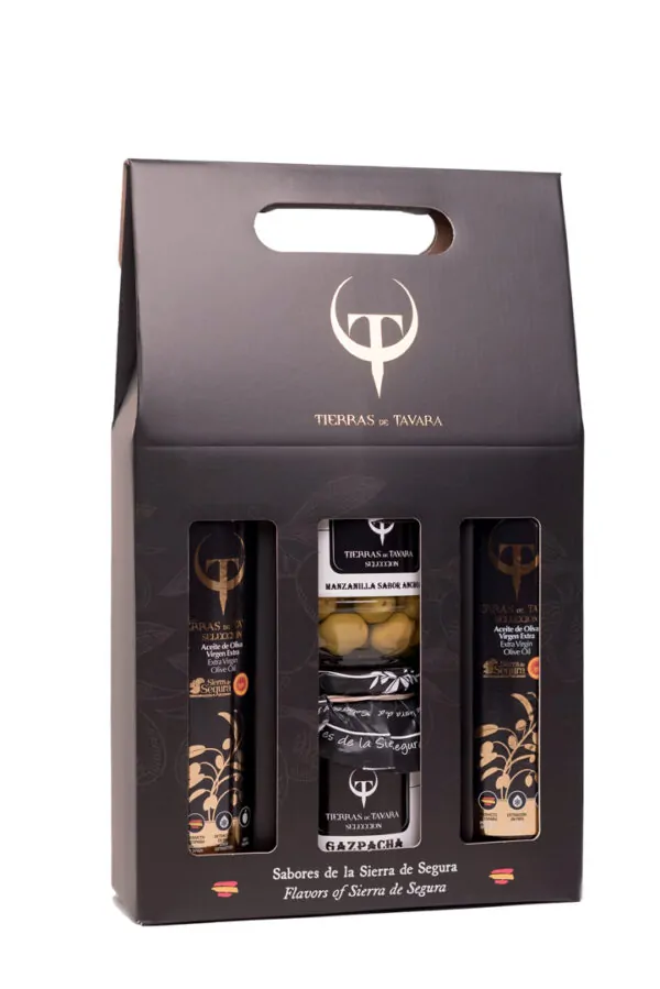 Estuche Sabores de la Sierra de Segura (Aceite y aceitunas)