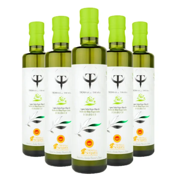 ¡Pack Oferta! Aceite de Oliva Virgen Extra BIO Tierras de Tavara 6 Botellas – AOVE Variedad Picual – Envío Gratis